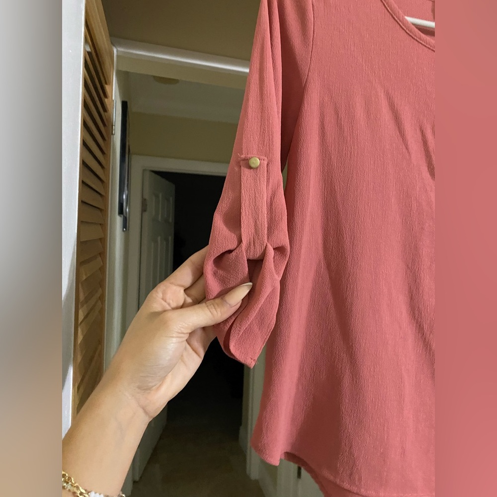 Light orange blouse